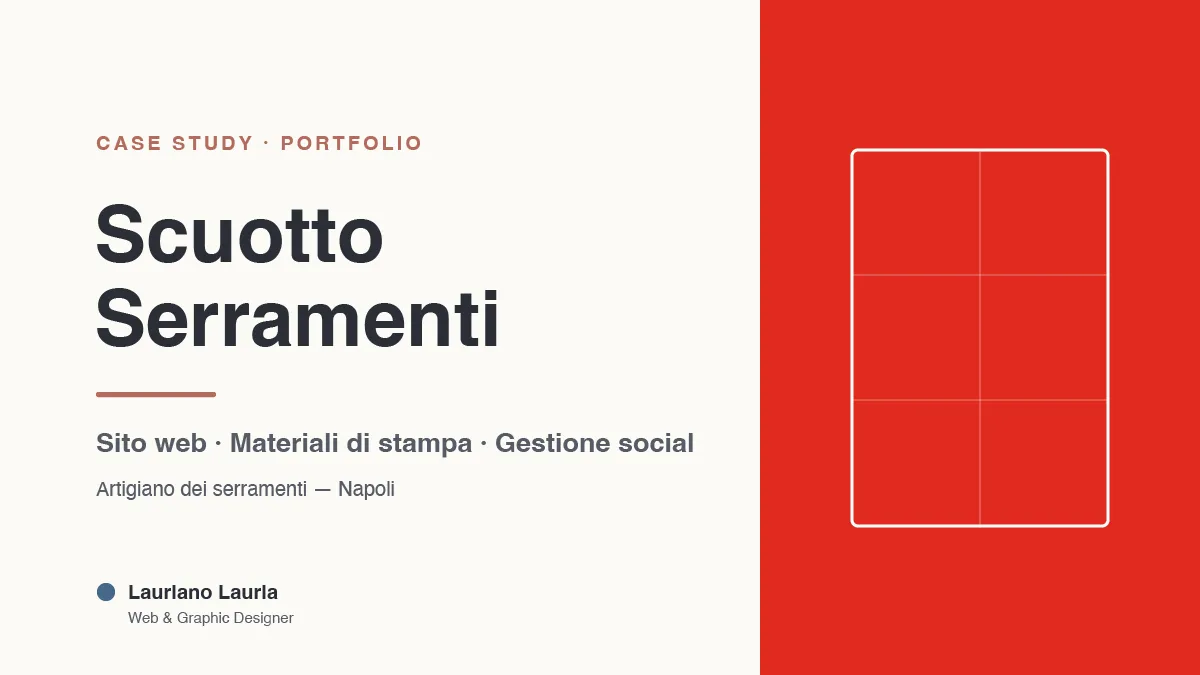 Sito web Scuotto Serramenti realizzato da Lauriano Lauria